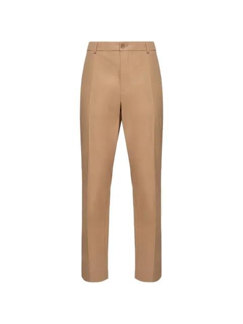 pressed-crease tailored trousers by MONCLER