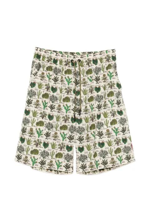 \-print drawstring shorts by MONCLER