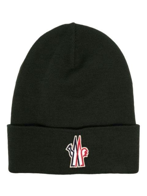 printed beanie hat by MONCLER