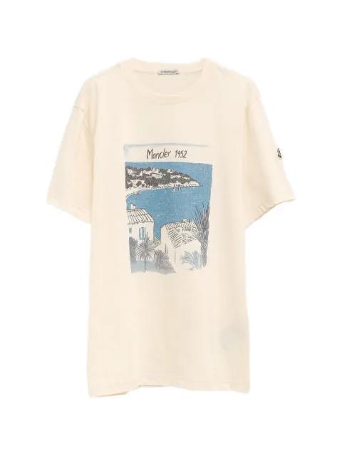 printed embroidered t-shirt by MONCLER