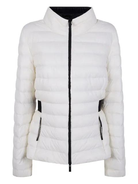 quilted belted jacket by MONCLER