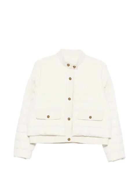 quilted button jacket by MONCLER