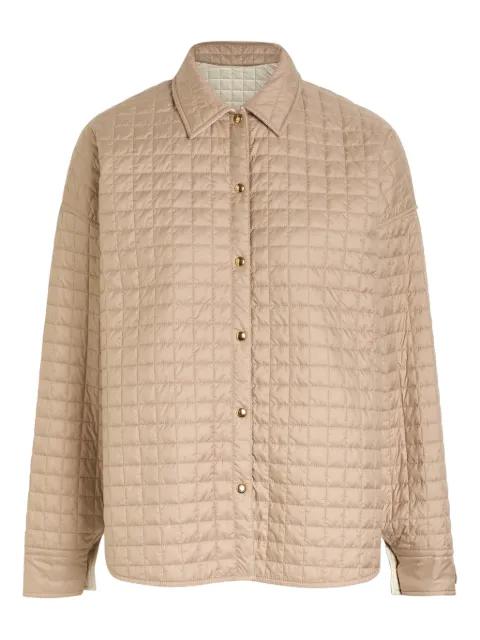 quilted buttoned shirt jacket by MONCLER