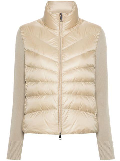 quilted-front jacket by MONCLER