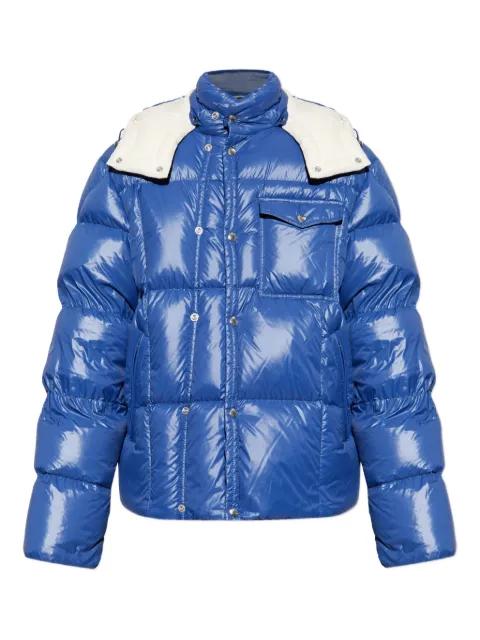 quilted hoodied puffer jacket by MONCLER