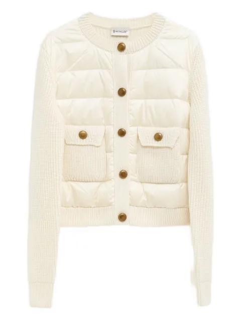 quilted knit cardigan by MONCLER