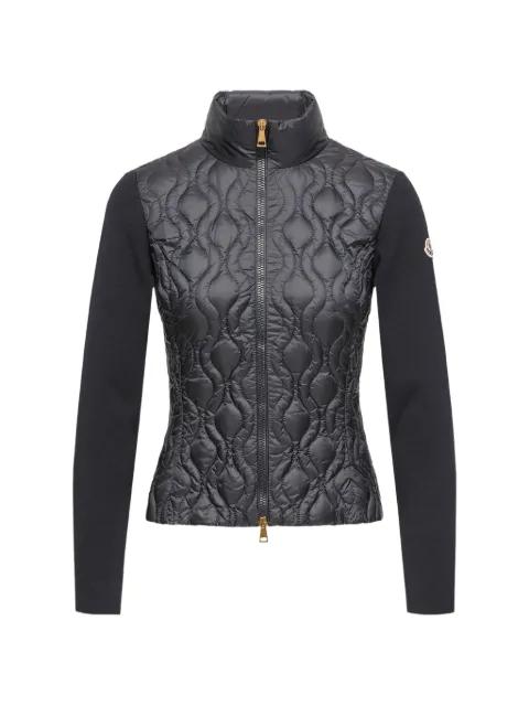 quilted zip-up cardigan by MONCLER