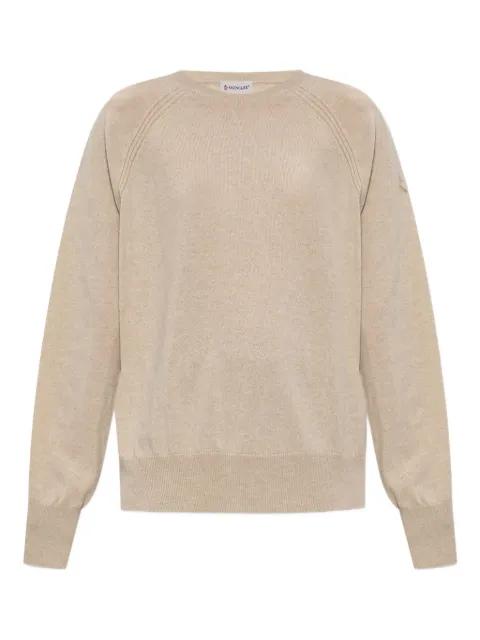 raglan-sleeve cashmere sweater by MONCLER