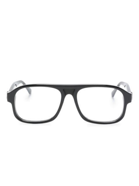 rectangular-frame glasses by MONCLER