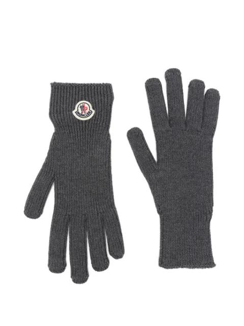 ribbed-knit gloves by MONCLER
