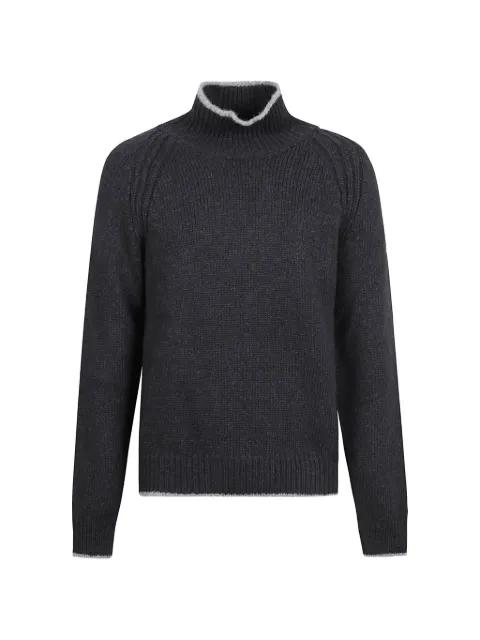 ribbed-knit turtleneck sweater by MONCLER