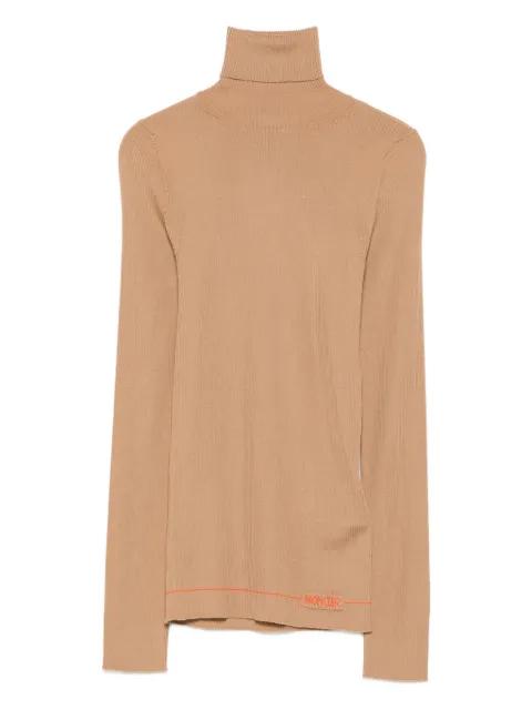 ribbed-knit turtleneck top by MONCLER