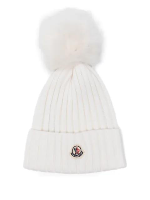 ribbed pom-pom beanie by MONCLER