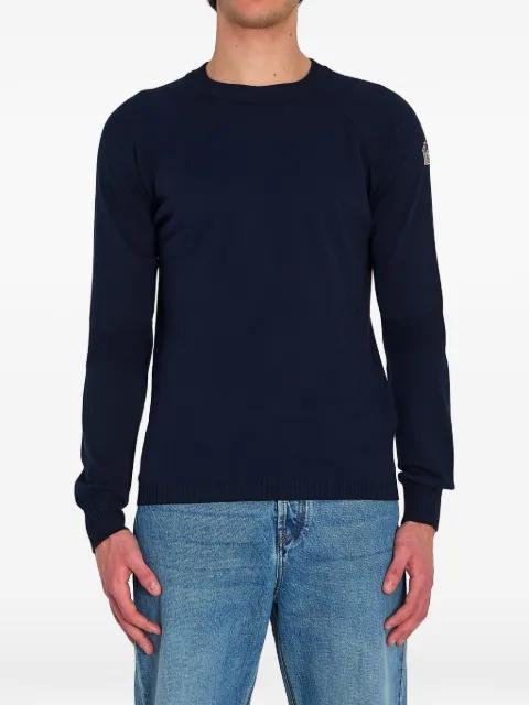 ribbed round-neck knit sweater by MONCLER