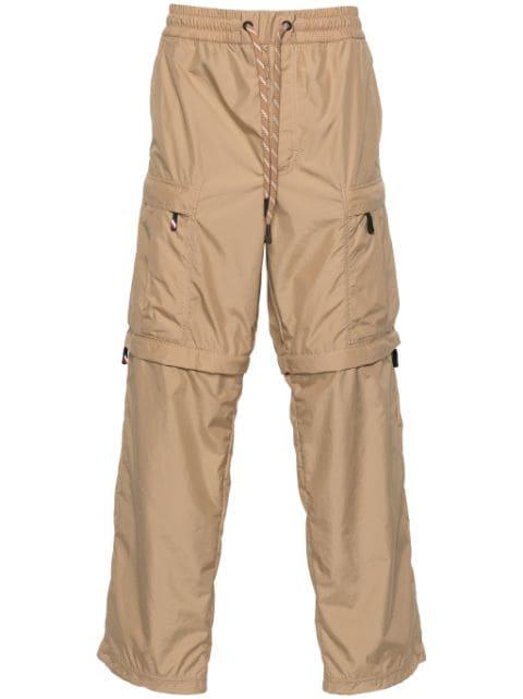 ripstop straight trousers by MONCLER