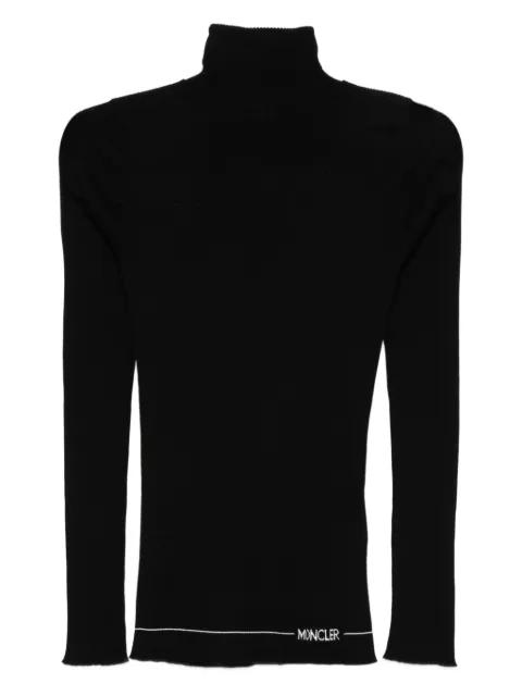 rollneck ribbed top by MONCLER