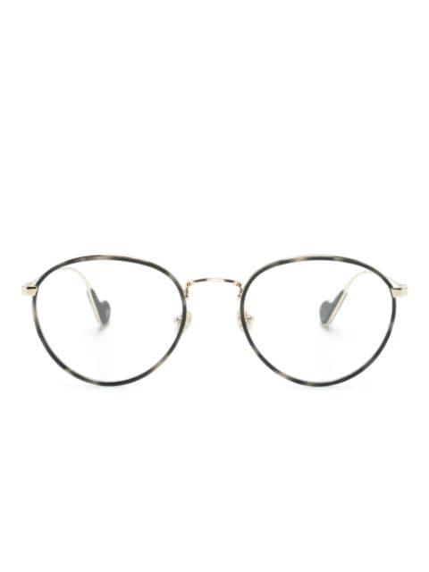 round-frame glasses by MONCLER