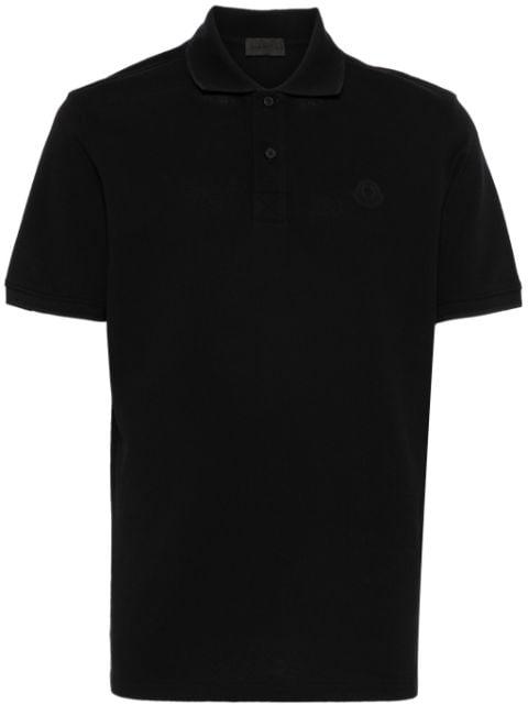 rubberised-logo polo shirt by MONCLER