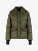 ruffle-trimmed down jacket by MONCLER ruffle-trimmed down jacket by MONCLER