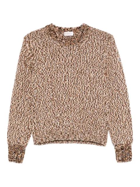 speckled crew-neck jumper by MONCLER