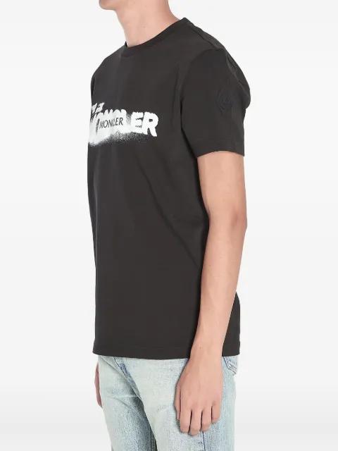 spray-print cotton T-shirt by MONCLER