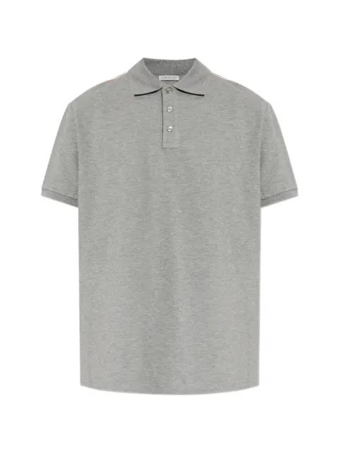 stripe-detail polo shirt by MONCLER