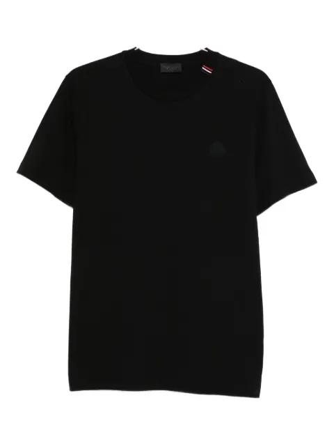 stripe-detail short-sleeve T-shirt by MONCLER