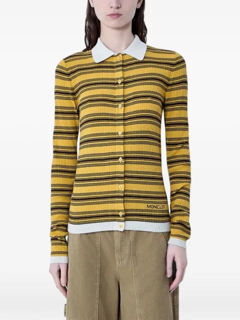 striped button-fastening shirt by MONCLER