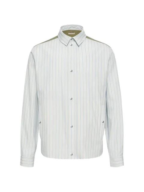 striped panelled shirt by MONCLER