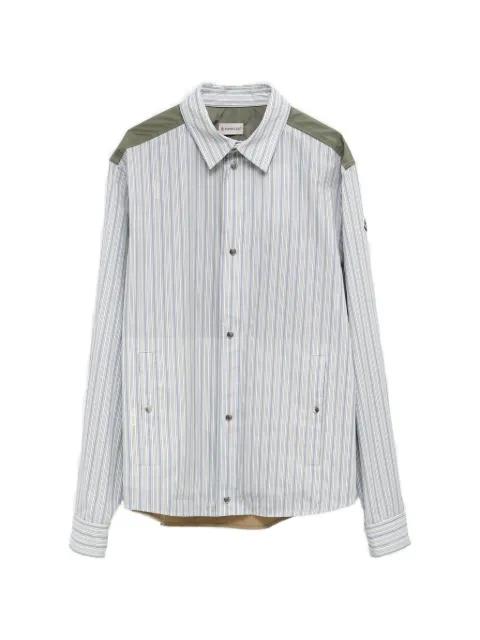 striped panelled shirt by MONCLER