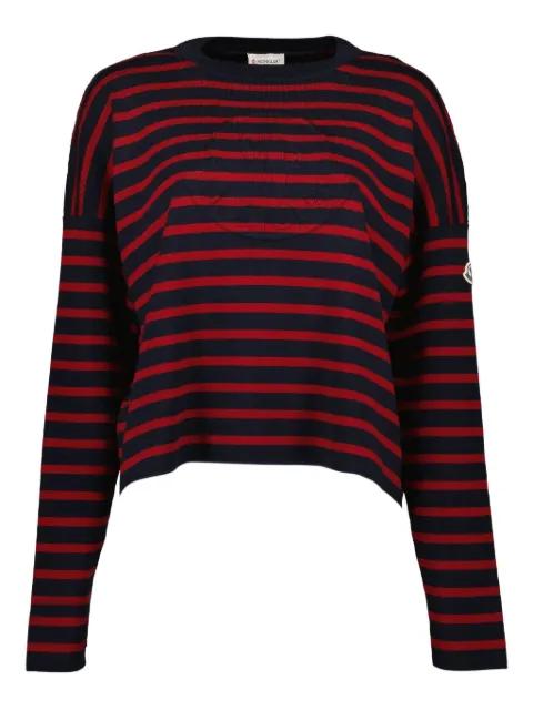 striped wool sweater by MONCLER