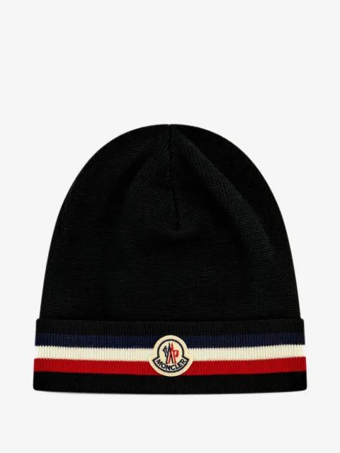 tricolor wool beanie by MONCLER