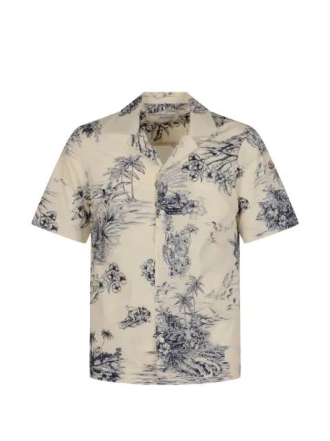tropical-print short-sleeves shirt by MONCLER