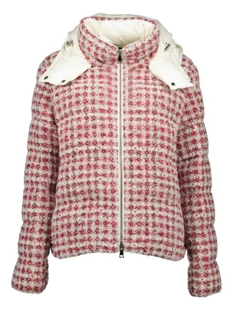 tweed puffer jacket by MONCLER