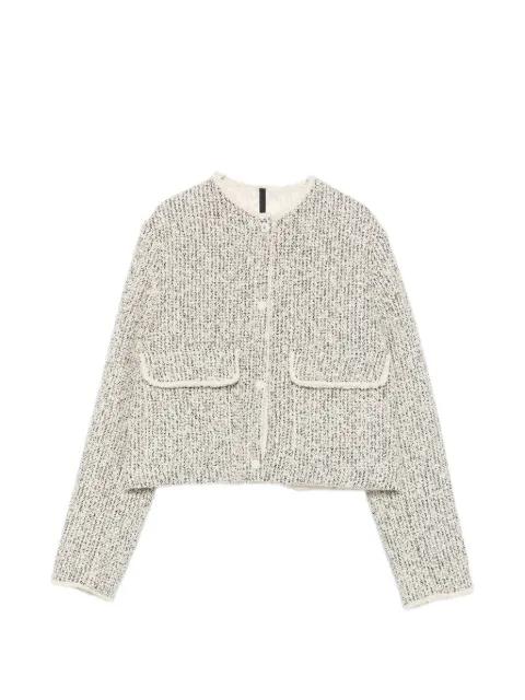 tweed quilted jacket by MONCLER