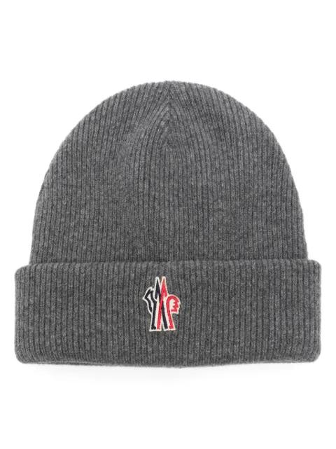 wool beanie hat by MONCLER