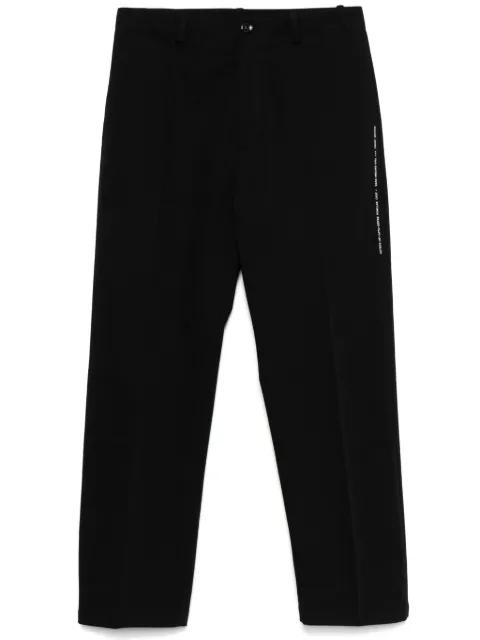 x FRGMT cotton trousers by MONCLER