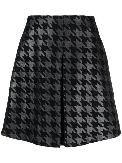 x FRGMT houndstooth pattern miniskirt by MONCLER