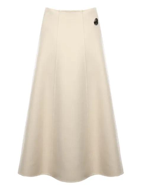x Jil Sander logo-patch skirt by MONCLER