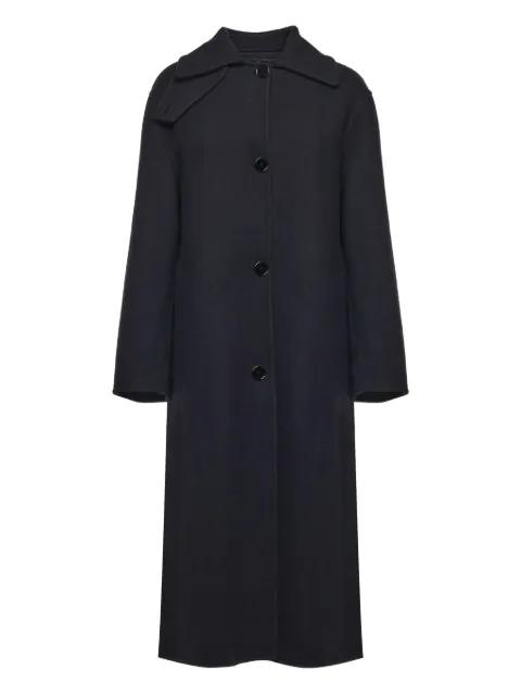x Jil Sander single-breasted coat by MONCLER