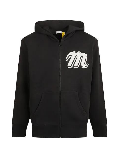 x Mercedes-Benz appliqué zip hoodie by MONCLER