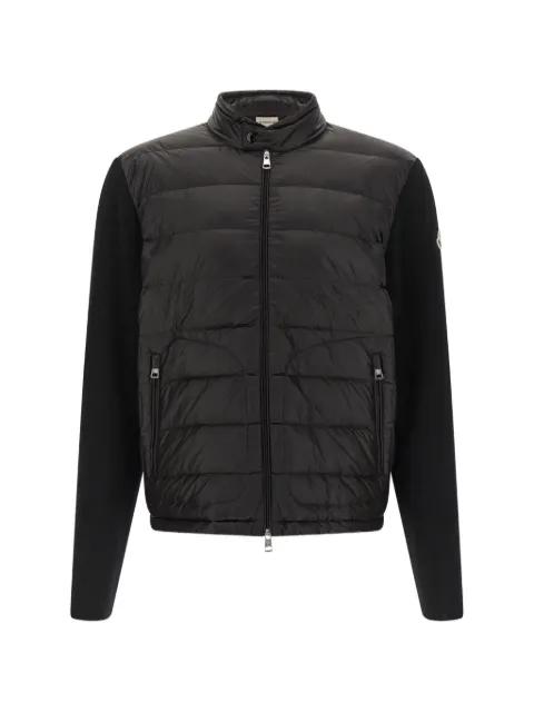 zip panelled cardigan by MONCLER