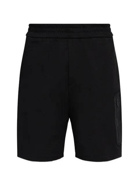 zip-pocket track shorts by MONCLER