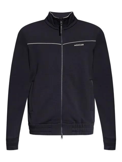 zip-up fleece track jacket by MONCLER