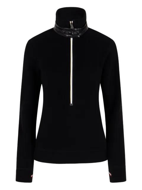 zip-up high-neck sweater by MONCLER