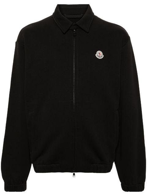 zip-up jersey cardigan by MONCLER