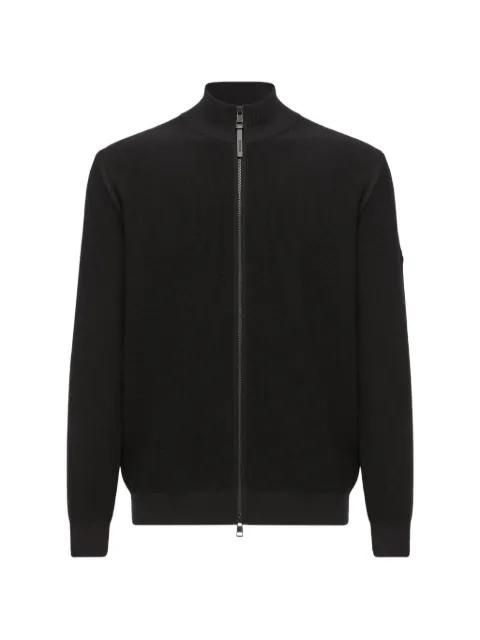 zip-up knitted sweater by MONCLER