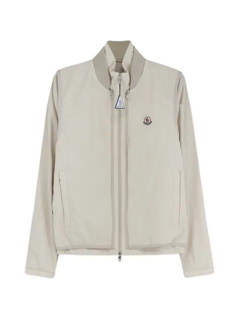 zip-up logo jacket by MONCLER
