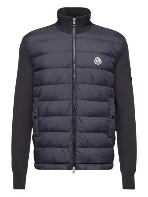zip-up padded cardigan by MONCLER