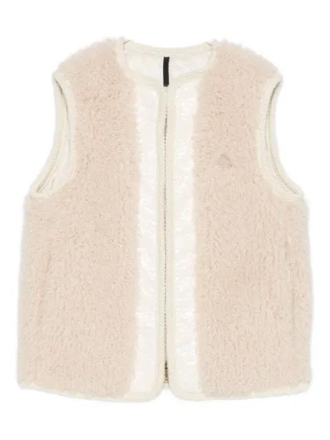 zip-up sleeveless jacket by MONCLER